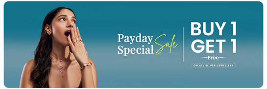Zavya - PAYDAY Special Sale | Buy 1 Get 1 Free on Silver Jewellery