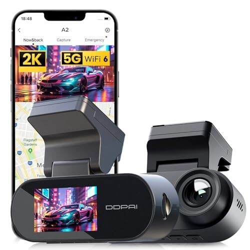 DDPAI Dash Cam for Car with Screen [2026 Edition] 2K QHD Front Camera [₹800 Coupon]