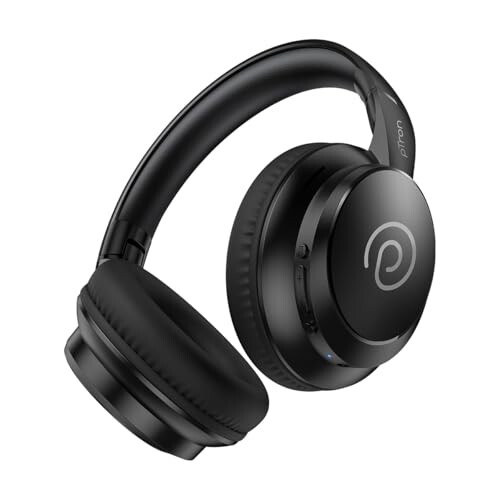 pTron Studio Evo 70hrs Playtime Wireless Over Ear Headphones with HD Mic (Black)