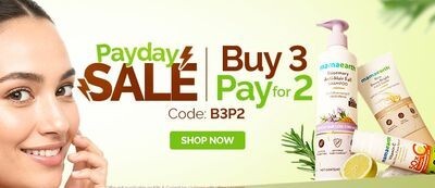 Mamaearth - PAYDAY Sale | BUY 3 PAY for 2 | Add 3 or more eligible items to avail this offer.