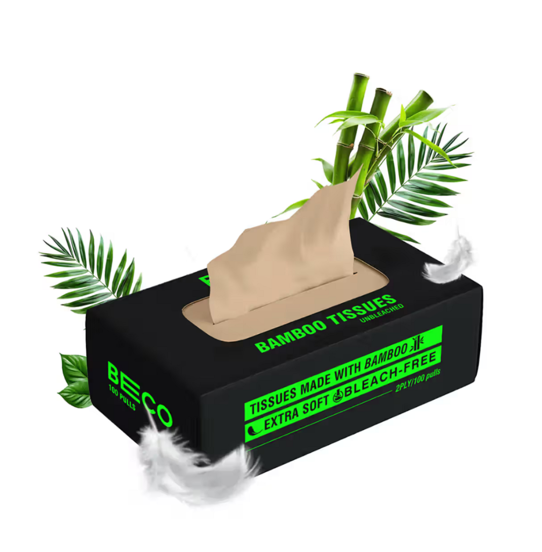 Instamart : Beco Bamboo Super Soft tissue car box - 100 pulls 
