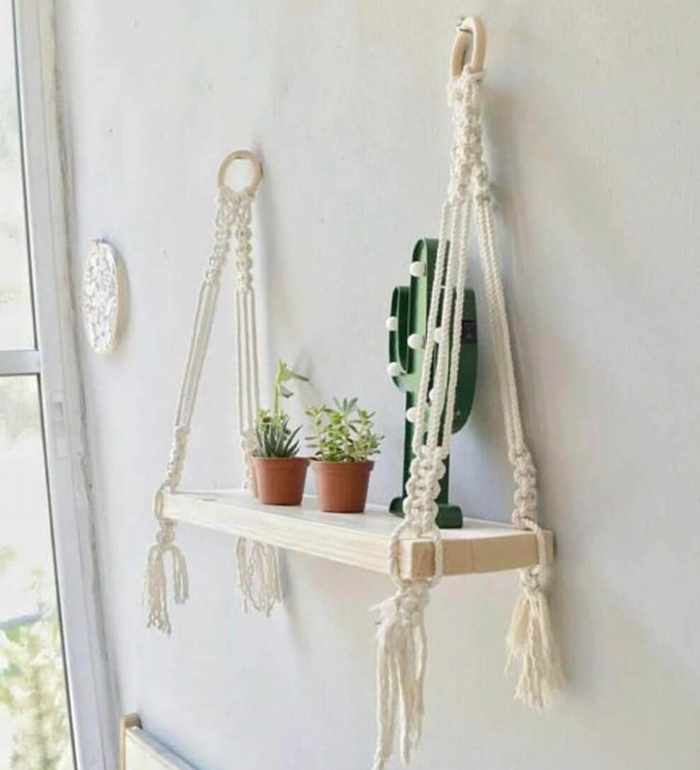 What The Fry Deals Upto 74% off - Macrame Wall shelf, Carpet, steel pan cover with lid & more