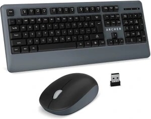 Archer Tech Lab Keyboard & Mouse Combo 104 Keys (Black & Grey)