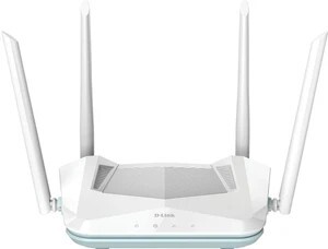 D-Link R15 Wi-Fi 6 Router 2.4 GHz, 5 GHz 1500 Mbps Wifi Speed Dual Band External Antenna Ethernet (Cable Broadband) (White)