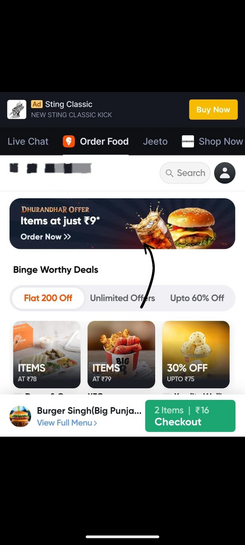 Loot :- Swiggy Food items @9 only