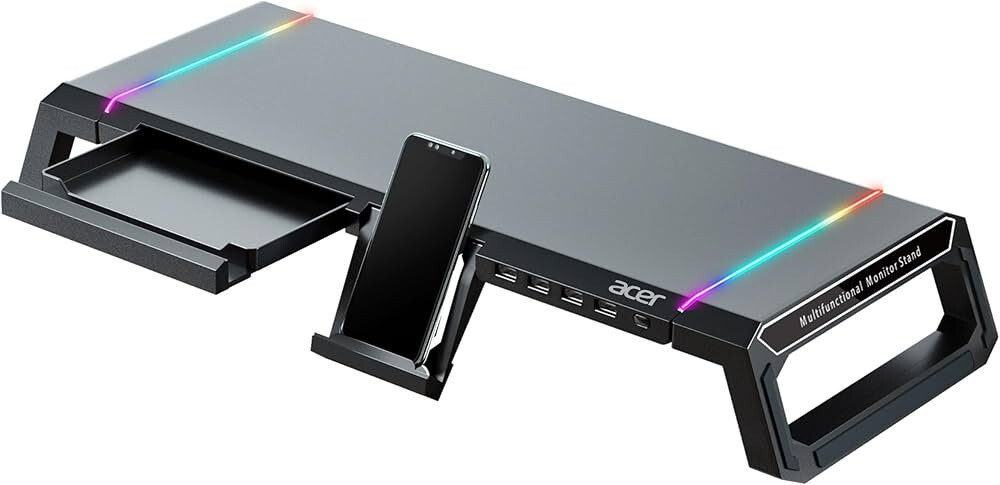 acer Ergo Multifunction Monitor & Laptop Stand with RGB Lighting