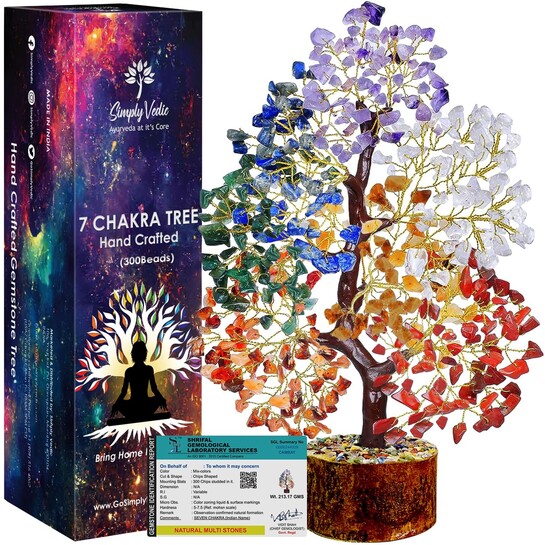  Simply Vedic 7 Chakra Crystal Tree (300 Beads) @ ₹454