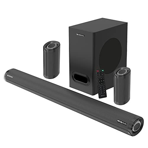 ZEBRONICS Zeb-Juke BAR 9500WS PRO Dolby 5.1 soundbar, Black