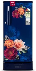 LG 185 L Direct Cool Single Door 2 Star Refrigerator with Base Dr...more