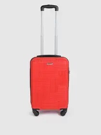 Upto 90% off on Teakwood Leathers Cabin Trolley Bag| Shop Now on Myntra