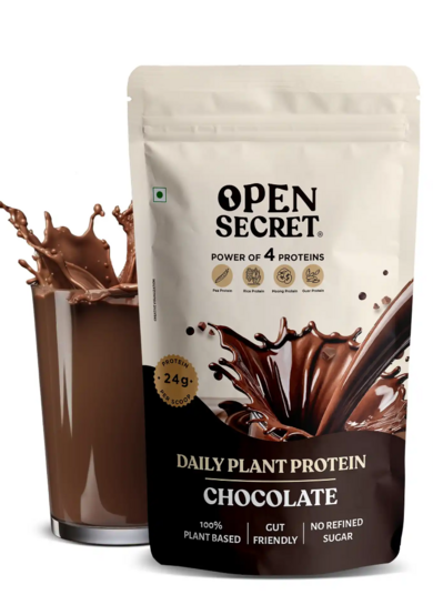 Zepto : Open Secret Daily Plant Protein Chocolate 500 g