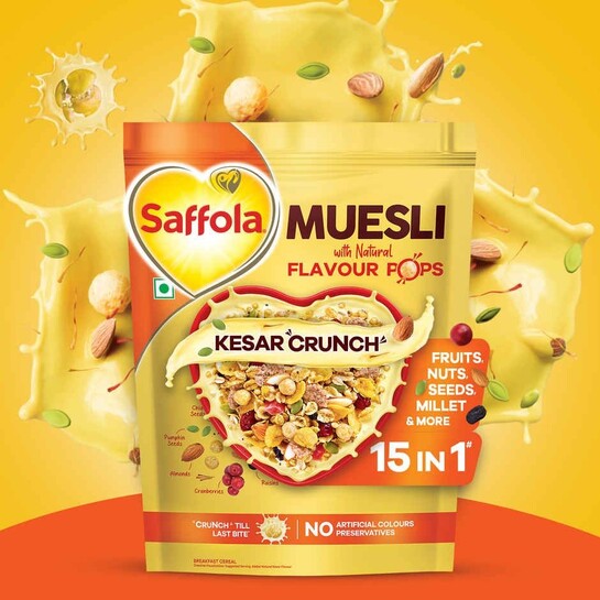 Saffola Muesli Pop (15 in 1) -  450gm