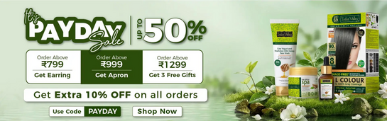Payday Sale is Live | Order Above 799- Get Free Earring | Order Above 999- Get Apron| Order Above 1299- Get 3 free Gifts