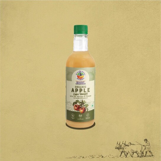 Organic Apple Cider Vinegar (with mother ) - Bharat Organic