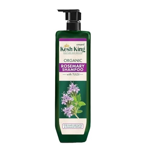 Kesh King Organic Rosemary Shampoo with Tulsi, anti hairfall shampoo 