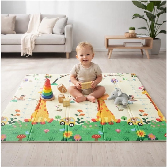 Reznor Extra Large Baby Play Mat 1500x1200mm | 6mm Foam | Waterproof | Anti-Slip | Foldable