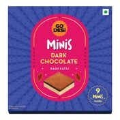 GO DESi Minis: Dark Chocolate Kaju Katli 