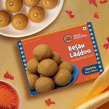 GO DESi Besan Laddoo Indian Mithai