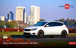 Woohoo : Make my trip special Cab e gift card at 85% off | Desidime