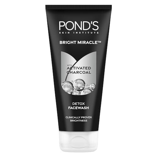 POND'S Pure Detox Face Wash 200 g| Daily Exfoliating & Brightening Cleanser| Glowing Skin