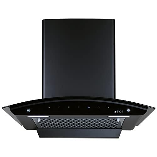 [Coupon + HDFC CC EMI ] Elica 60cm Filterless AutoClean Kitchen Chimney 1350 m³/hr – Black (FL 600 SLIM HAC MS NERO)