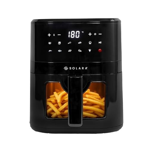 SOLARA Air Fryer For Home 4.5L, Black