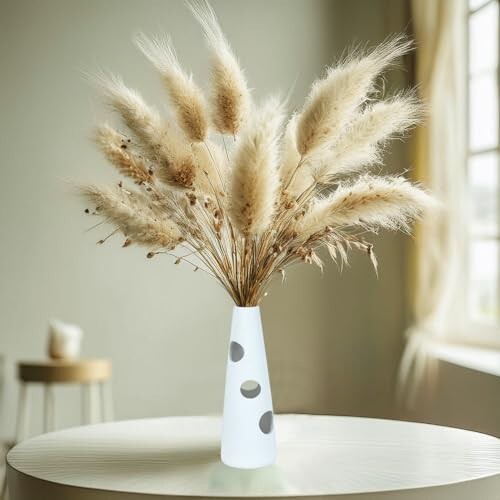 Cortina Ceramic Flower Vase 30 * 10 Unbreakable, Decorative, Tabletop, Living Room, Bathroom, Bedroom, Home Office - Multicolor-19