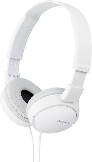 Sony MDR-ZX110A On Ear Stereo Wired Headphones (White)