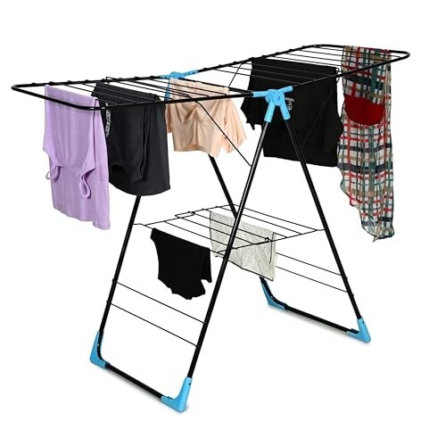FLIPZON AeroDry Pro Foldable Drying Stand | Heavy-Duty, Rust-Resistant Laundry Rack