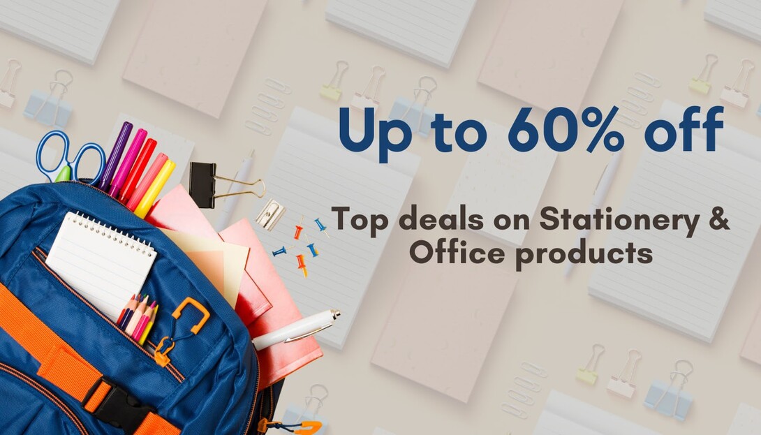Upto 60% Off On Stationary Product 