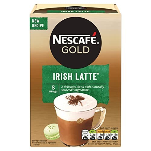 [Apply 2% Coupon] Nescafe Gold Irish Latte Pouch, 176 g