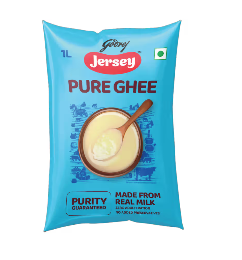 Instamart : Godrej Jersey Buffalo Ghee Pouch 1 Ltr