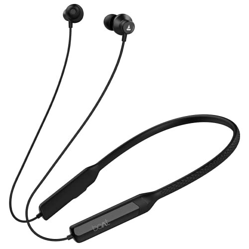 boAt Rockerz Apex Bluetooth Wireless in Ear Earphones (Stellar Black)