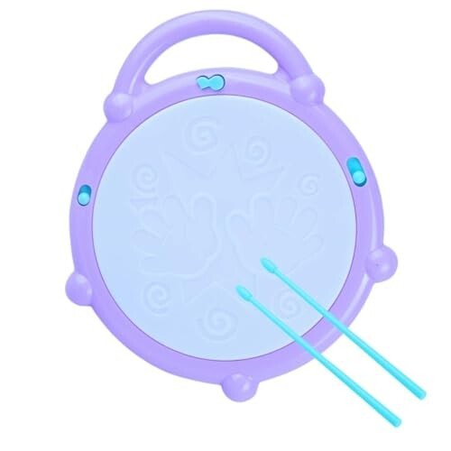 PlayMagic 3D Flash Drum Toy with Flash Light & Musical Sound Instrument