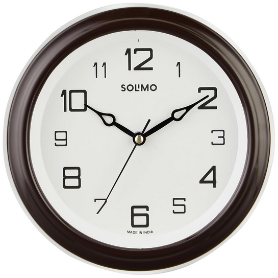 Upto 70% off on Amazon Brand - Solimo Clocks: