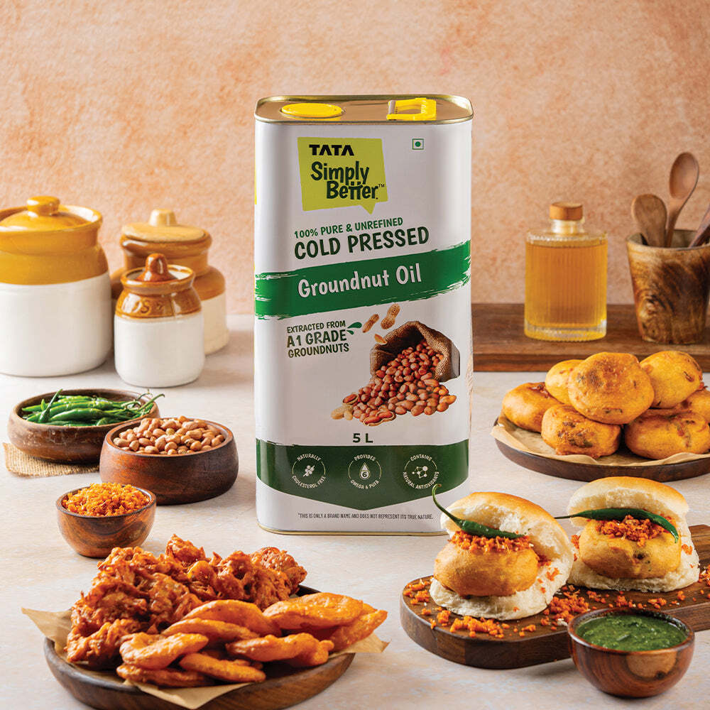 Tata Simply Better Groundnut (Peanut) Oil 5L 