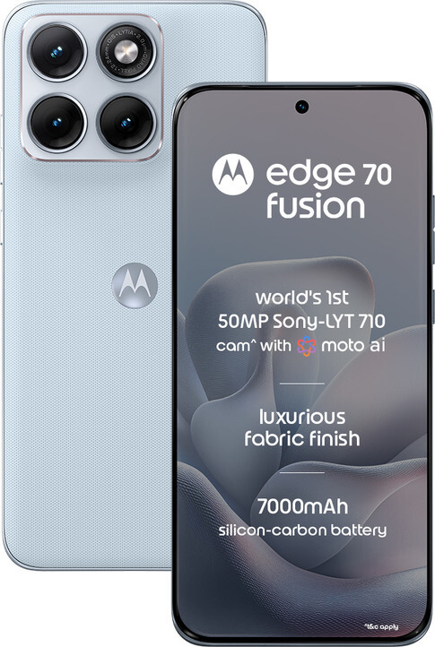 MOTOROLA Edge 70 Fusion (Pantone COUNTRY AIR, 8 GB, 128 GB)