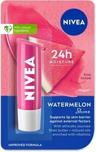 NIVEA Shine Caring Lip Balm Watermelon (Pack of: 1, 4.8 g)