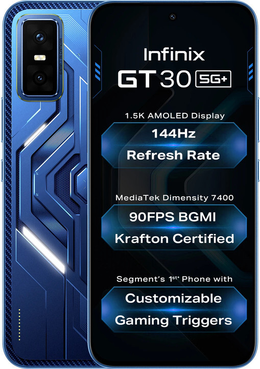 Infinix GT 30 5G+ (8 GB, 256 GB, Cyber Blue)