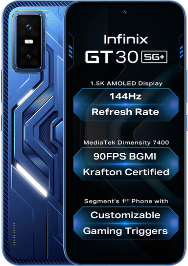 Infinix GT 30 5G+ (8 GB, 256 GB, Cyber Blue)