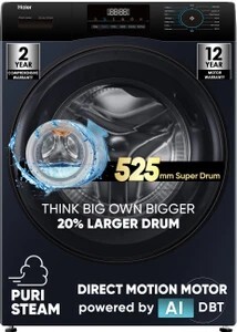 Haier 9 kg 5 Star with Powered by AI-DBT, PuriSteam, 525 mm Super...more