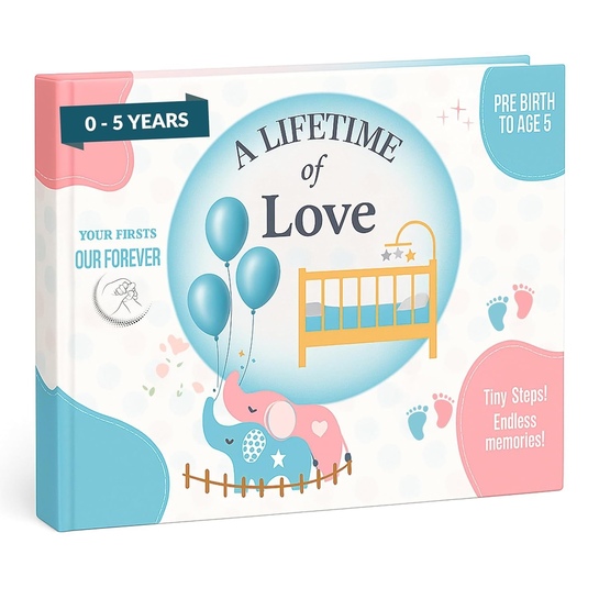 BeBojo Baby Journal 0-5 Years | 100 Pages | Memory Keepsake | Baby Shower Gift for Mom