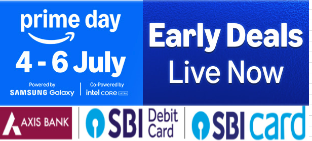 Amazon Prime day sale Early deals live (10 % discount on axis /SBI Cards)