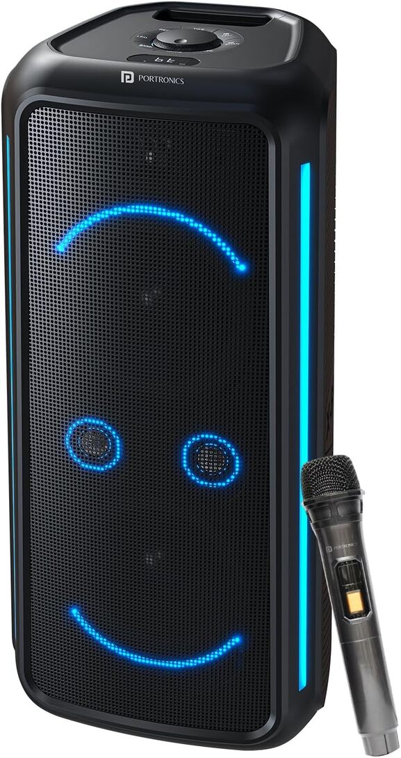 Portronics 250W Iron Beats 5 Prime Wireless Wheeled Party Speaker