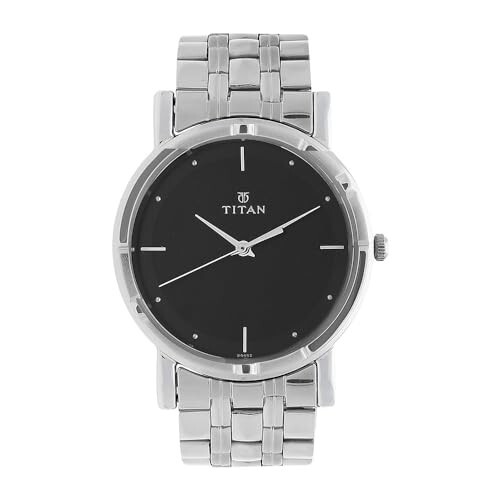 Titan Karishma Analog Black Dial Men's Watch -NM1639SM02 / NL1639SM02