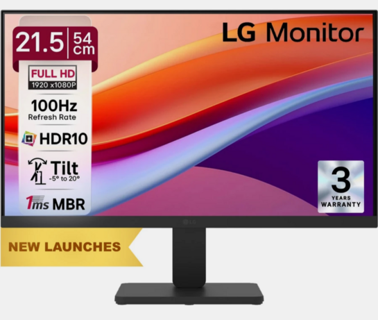 LG 54.61 cm (22 inch) Full HD VA Panel Monitor (22U401A-BN.CTRPMV)