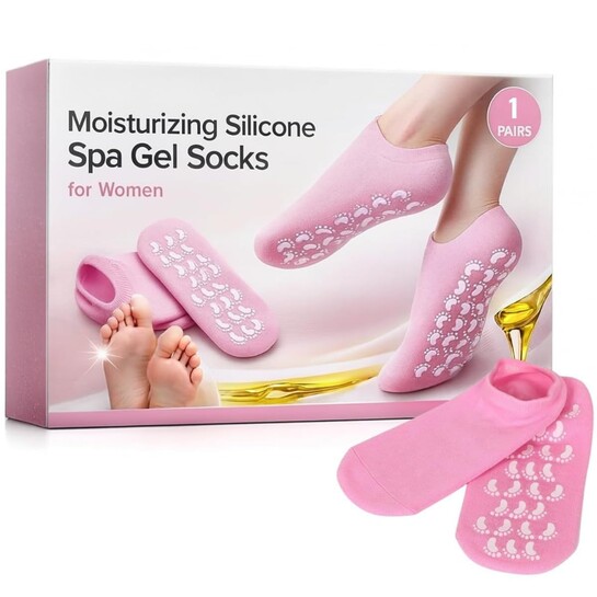 Moisturizing Silicone Spa Gel Socks for Women