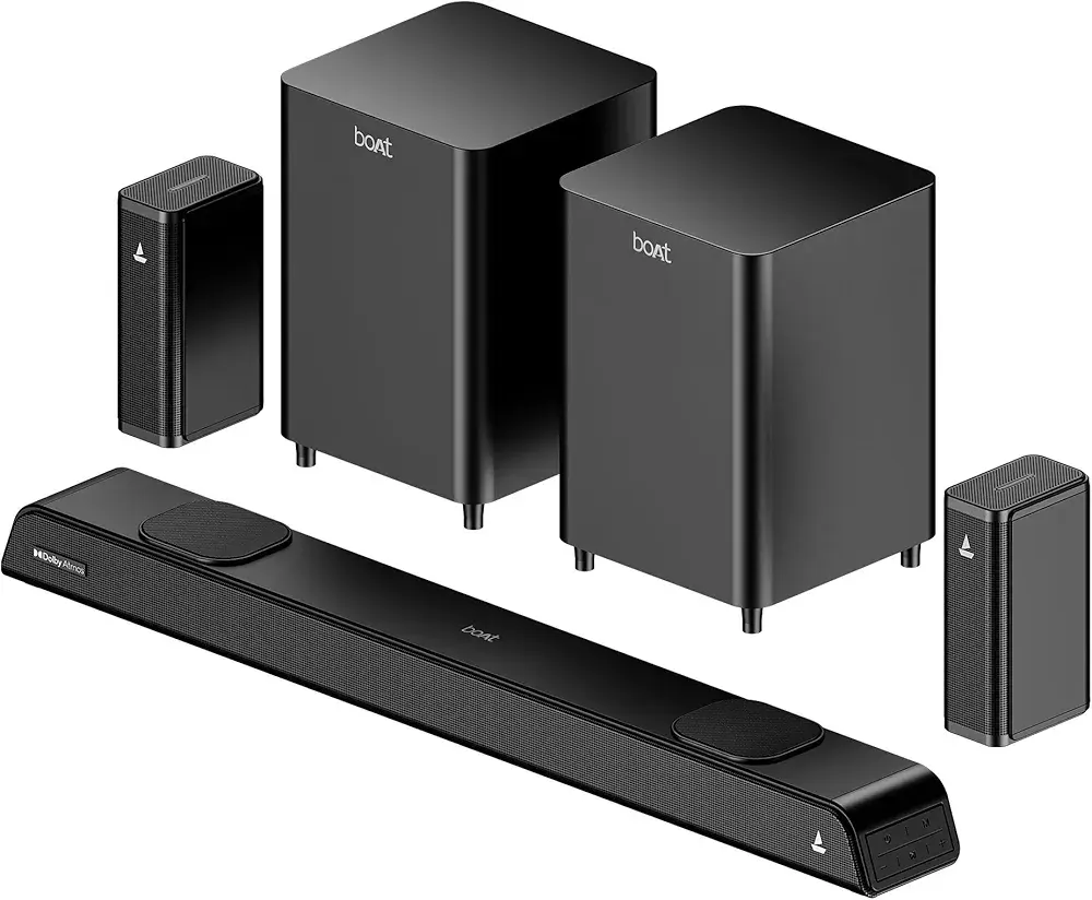 Boat Aavante 5.2.4 Prime 6250DA, Dolby Atmos, 5.2.4CH(Dual Subwoofers & Wireless Satellites)