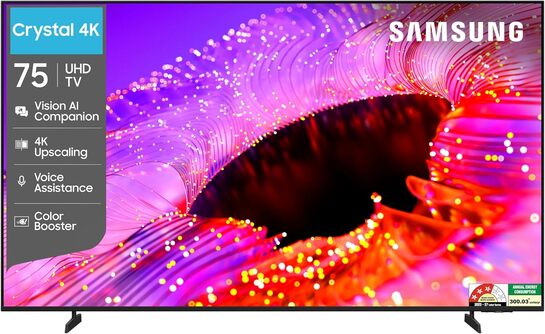 Samsung 75 inches Crystal UHD 4K Samsung Vision AI Smart TV