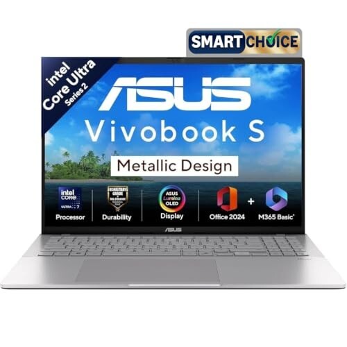 [SBI/Axis CC EMI] ASUS Vivobook S16 OLED | Core Ultra 7 | 16GB/512GB